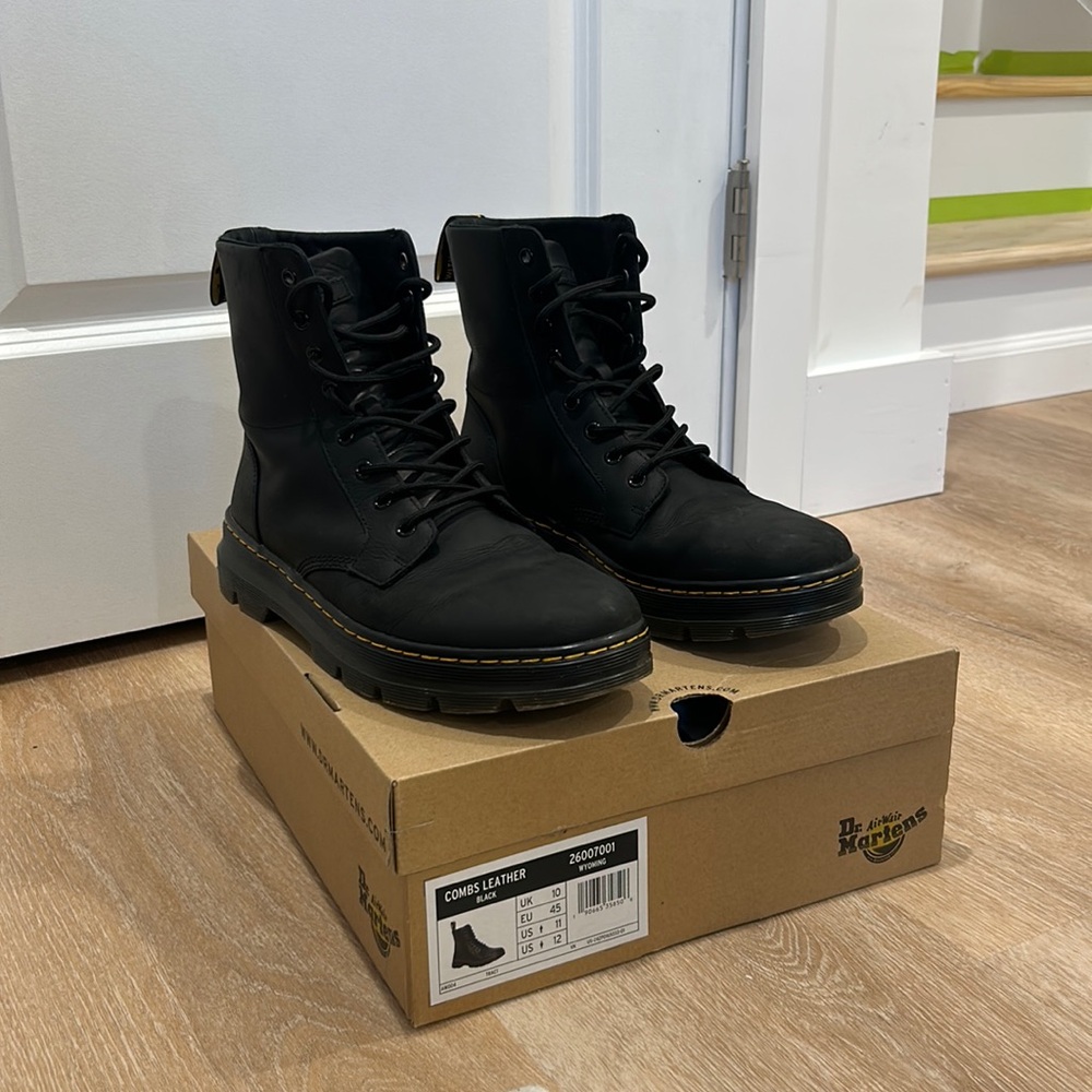 Dr. Martens Combs Leather Boots